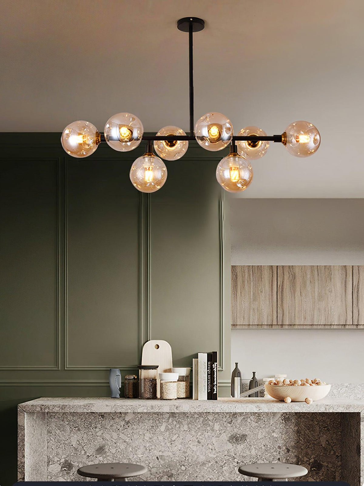 Candelabro Velaiel em vidro e metal