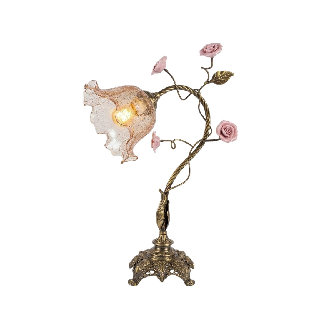 Primavera-blomstret bordlampe
