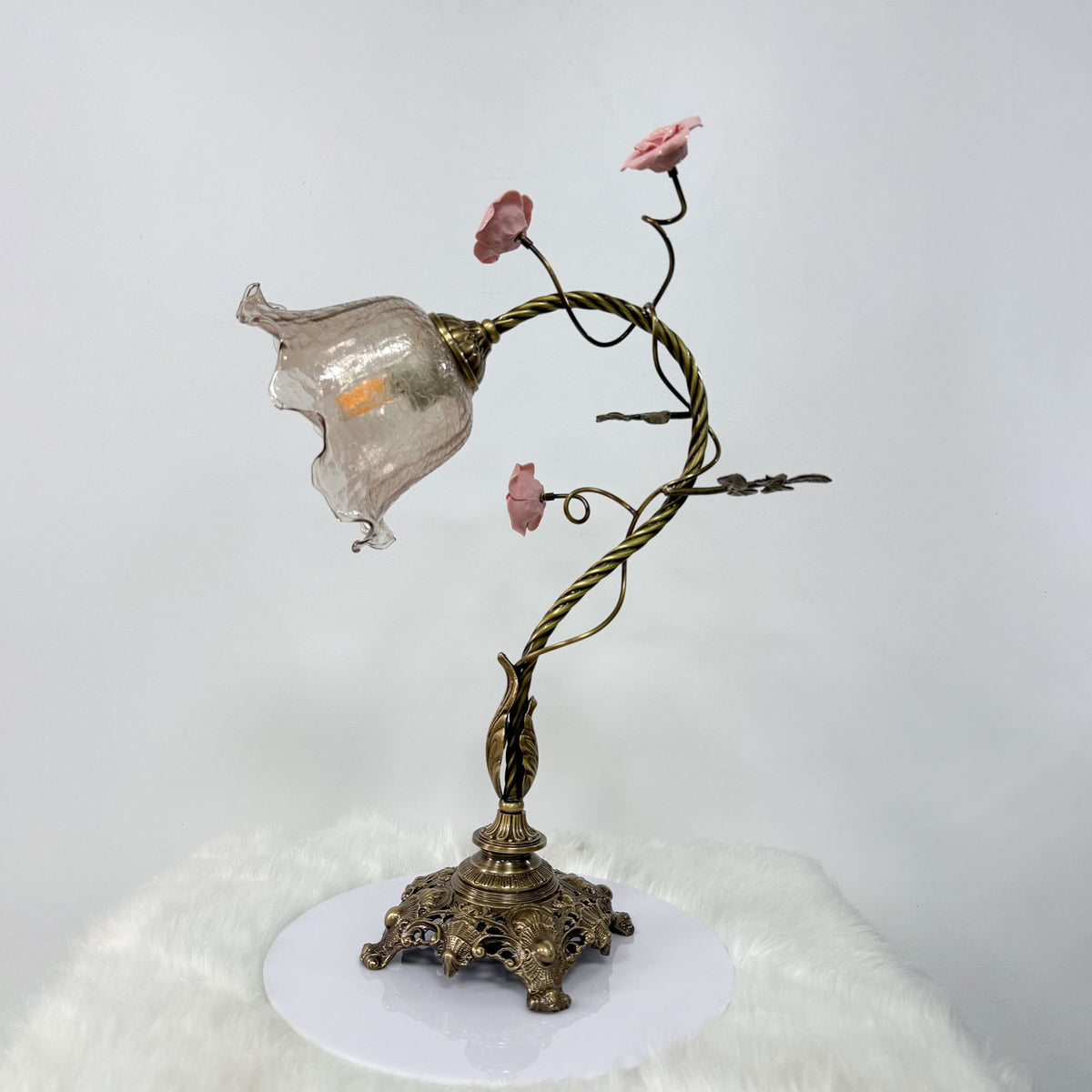 Primavera-blomstret bordlampe