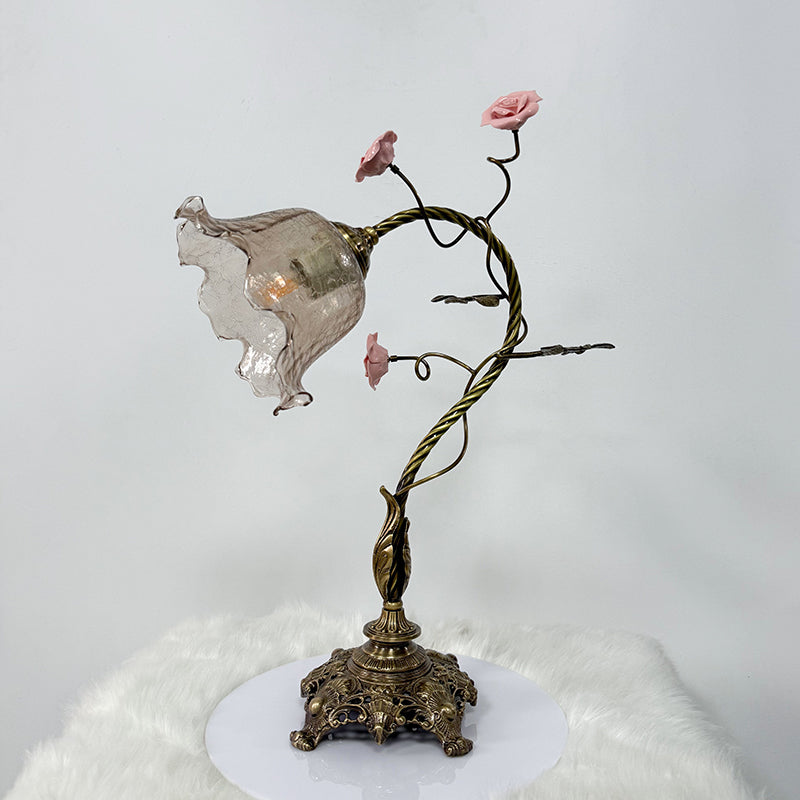 Primavera-blomstret bordlampe