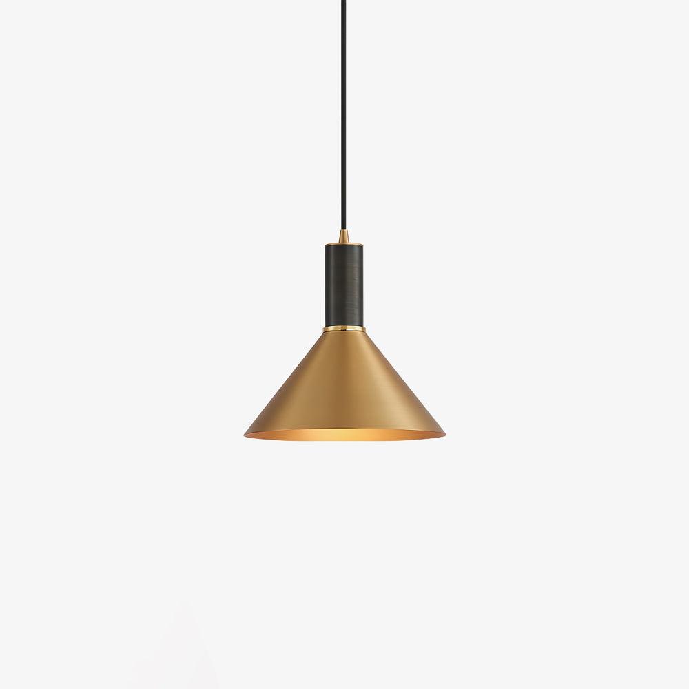 Casalelia kegleformet pendellampe i messing