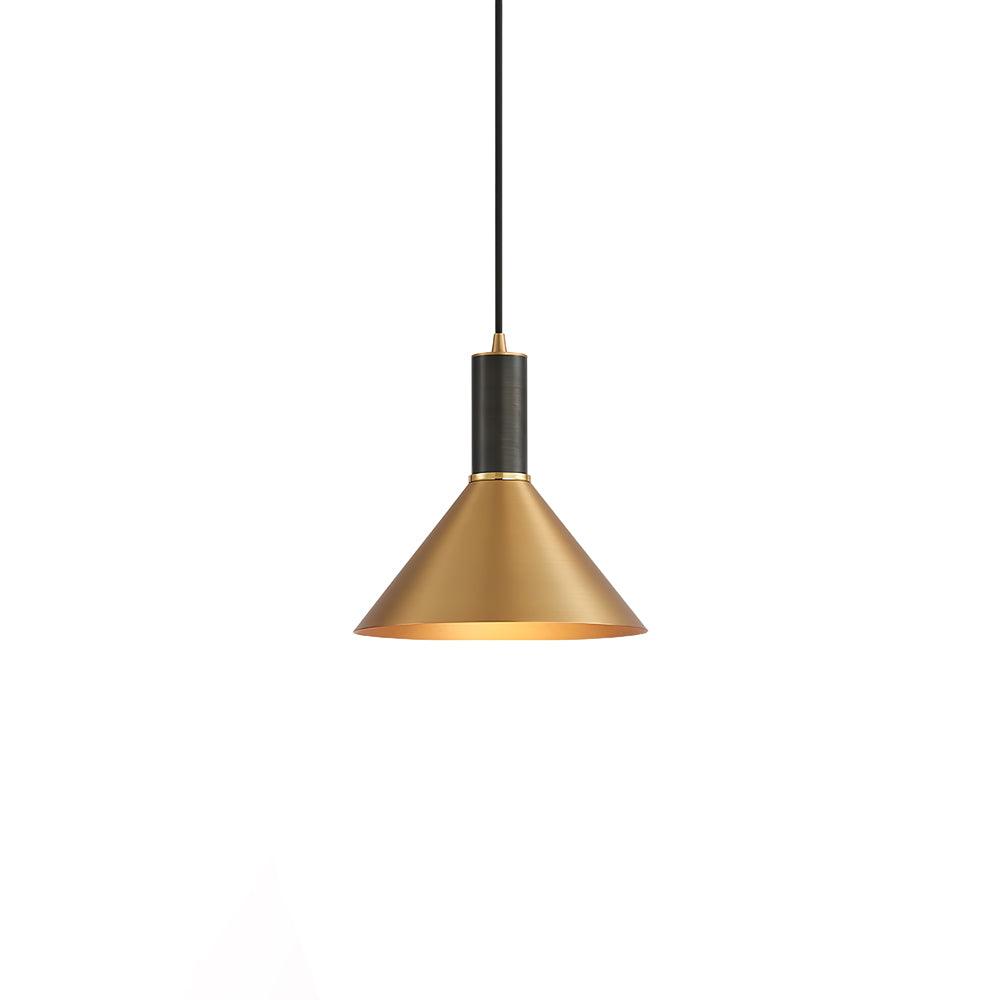 Casalelia kegleformet pendellampe i messing