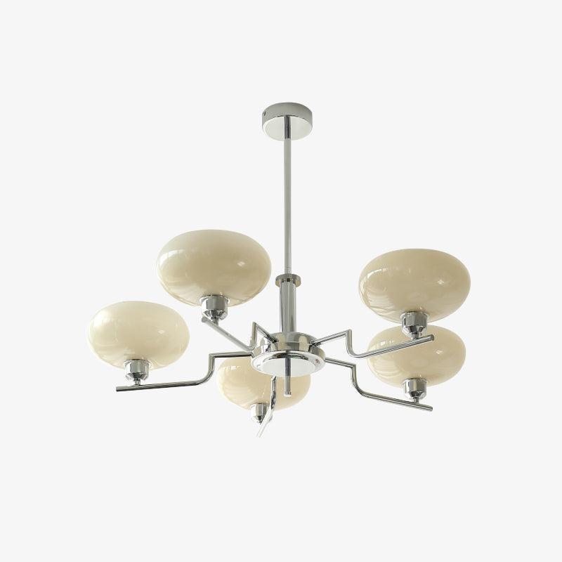 Candy-lysekrone i glas i midcentury-stil
