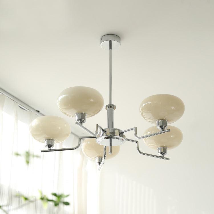 Candy-lysekrone i glas i midcentury-stil