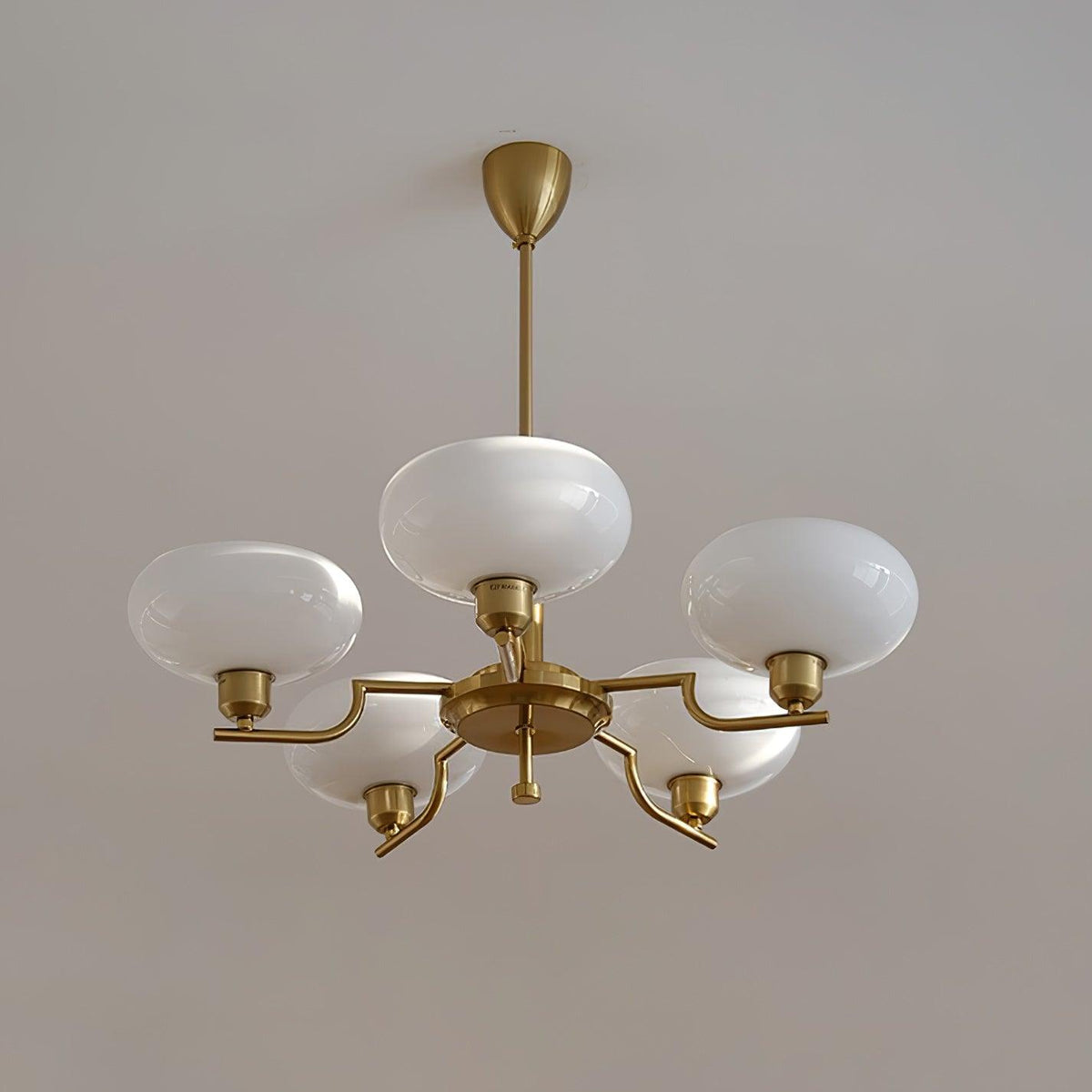 Candy-lysekrone i glas i midcentury-stil