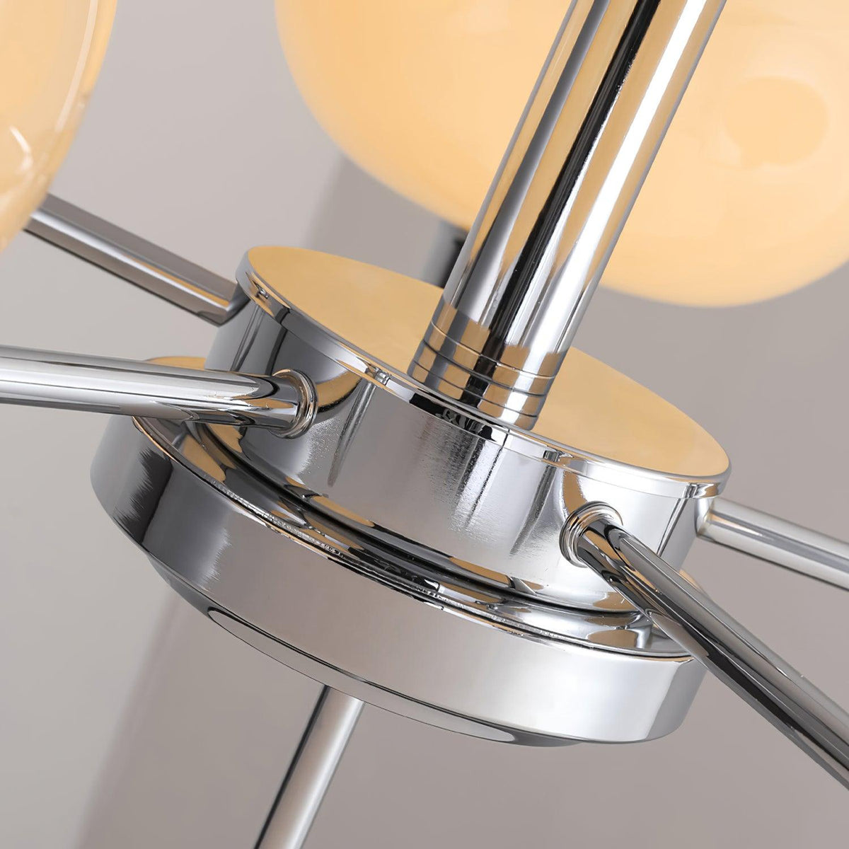 Candy-lysekrone i glas i midcentury-stil