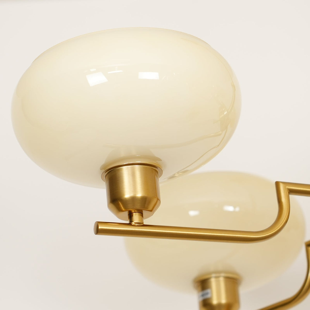 Candy-lysekrone i glas i midcentury-stil