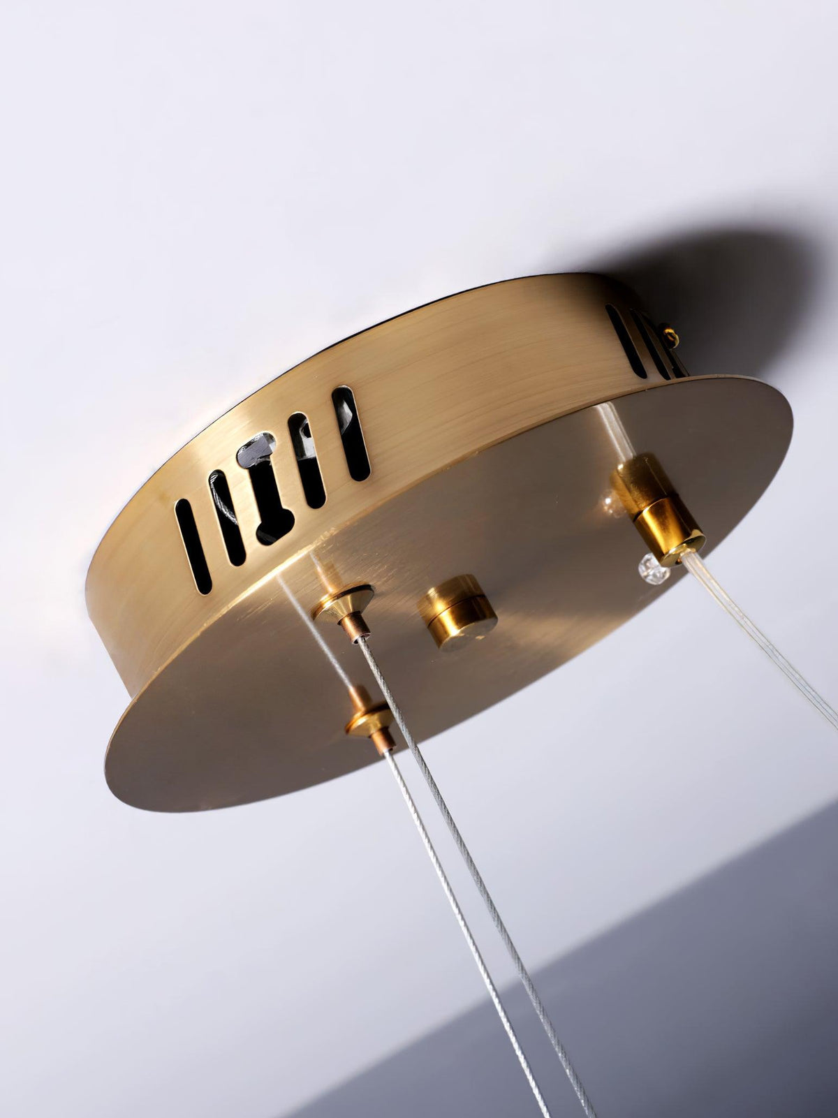 Candeeiro de teto Cera, bolha, anel transparente, contemporâneo e minimalista