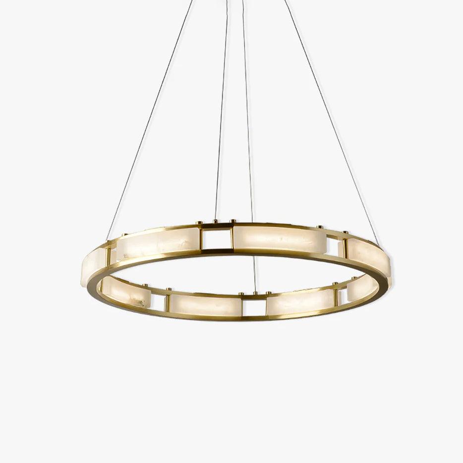 Dythan minimalistisk pendellampe med alabasterring