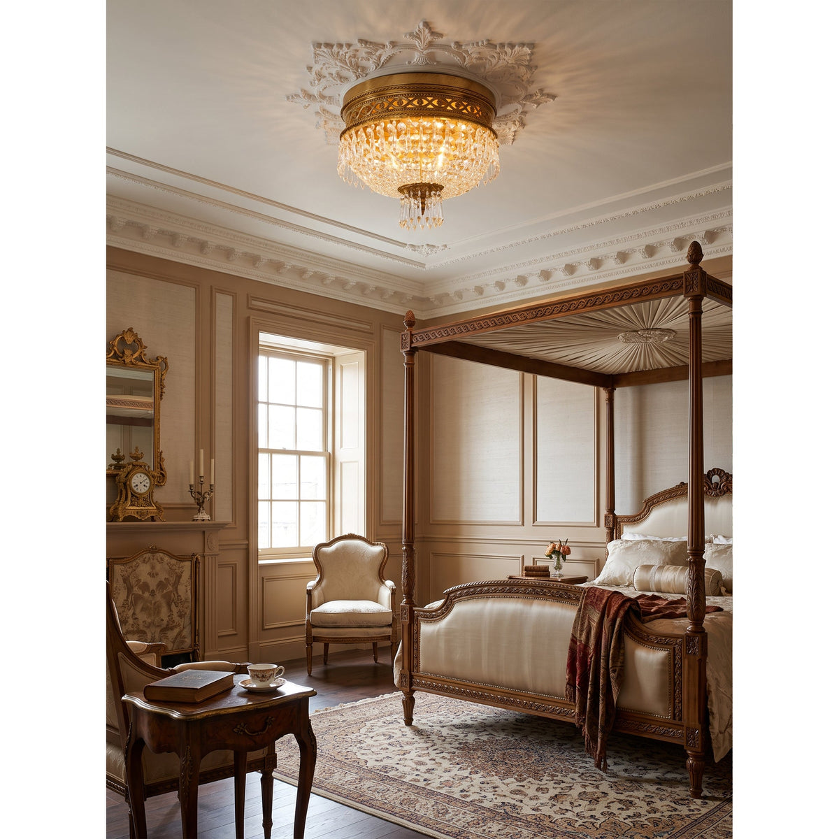 Quenmere loftslampe med plan montering