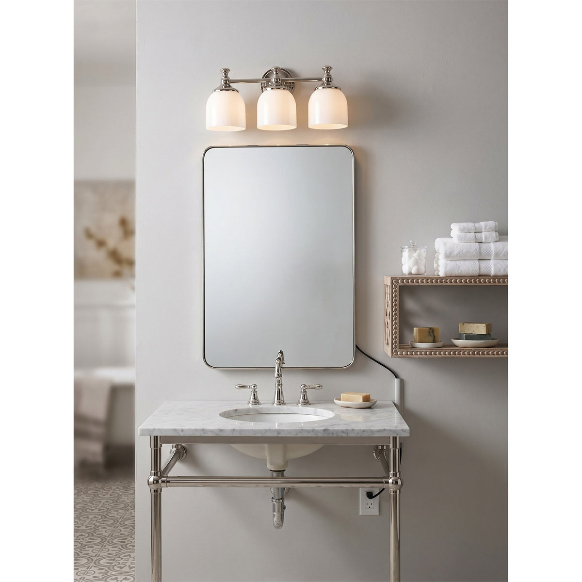 Celiaya Chart plug-in-vägglampa i glas