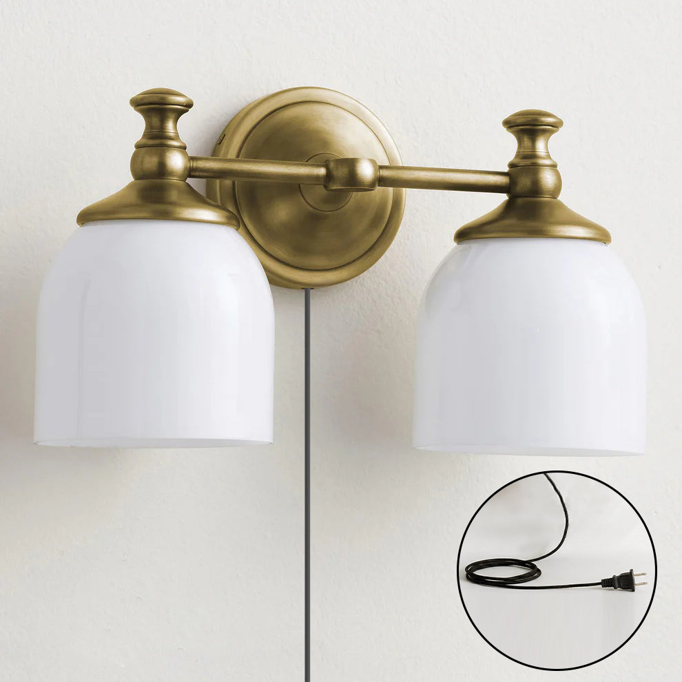 Celiaya Chart plug-in-vägglampa i glas