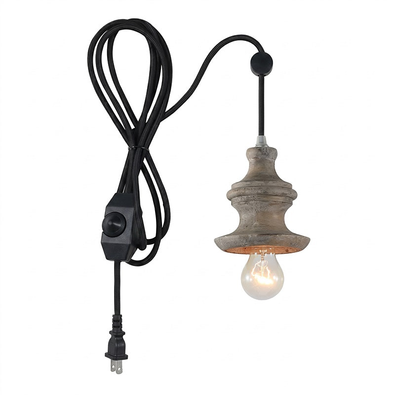 Vornel-trælampe med ledning