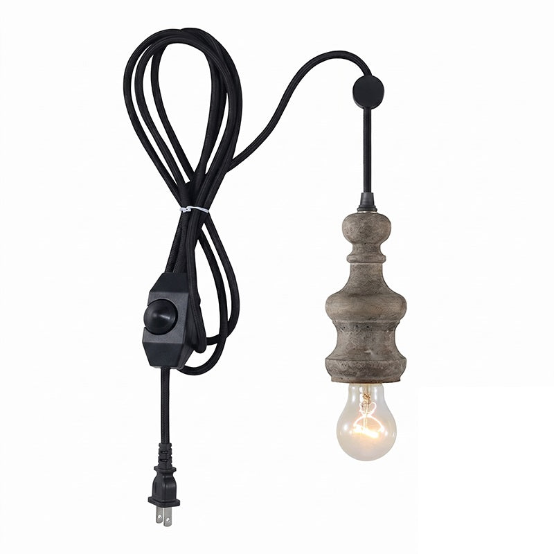 Vornel-trælampe med ledning