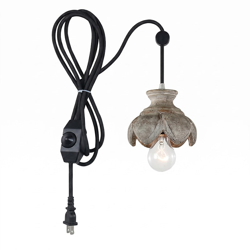 Vornel-trælampe med ledning