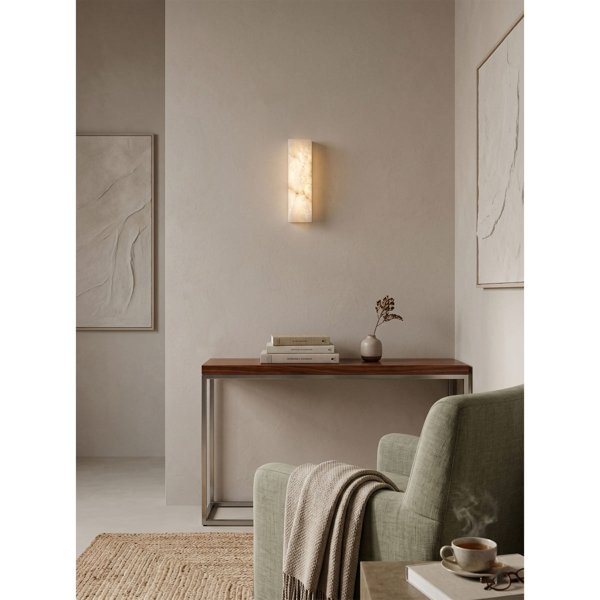 Aveninine Alabaster Wall Sconce