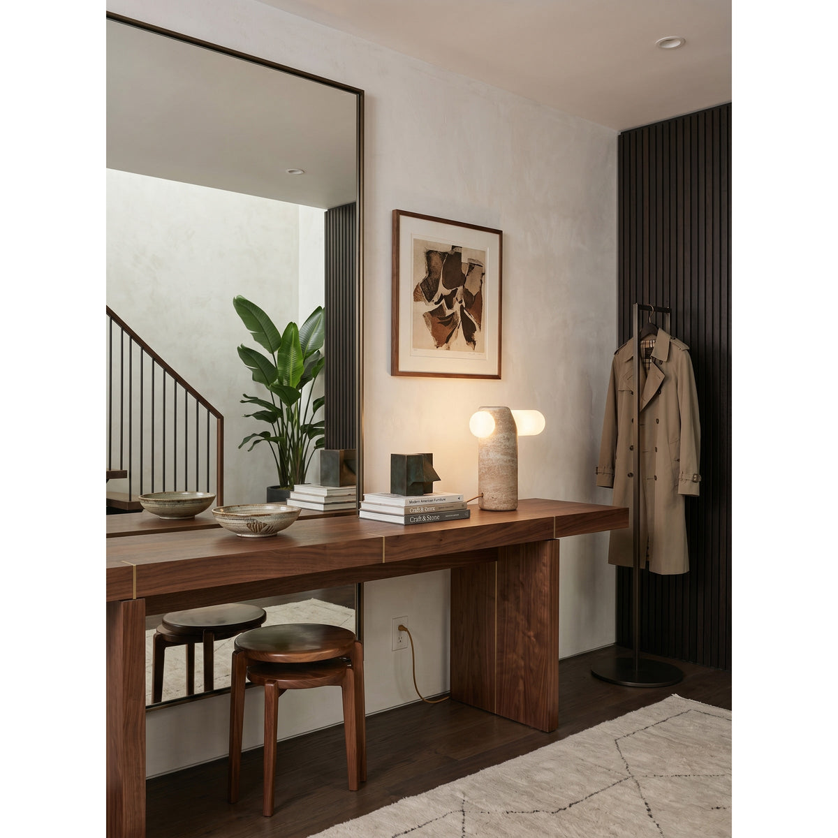 Marwen-travertinbordlampe