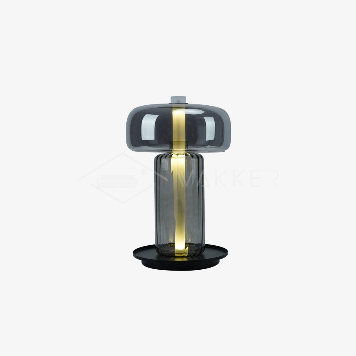 Svora modern bordslampa i glas