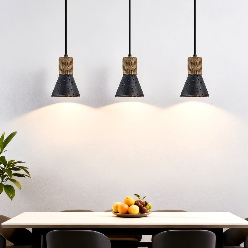 Ravena Rope Cone-pendellampa
