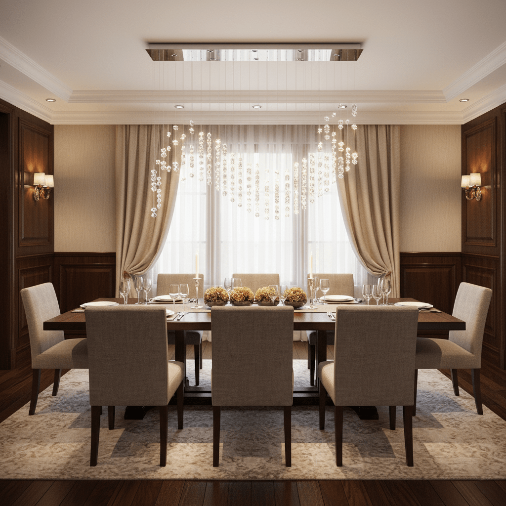 Candeeiro de teto OreStone Grand em cristal de quartzo personalizável