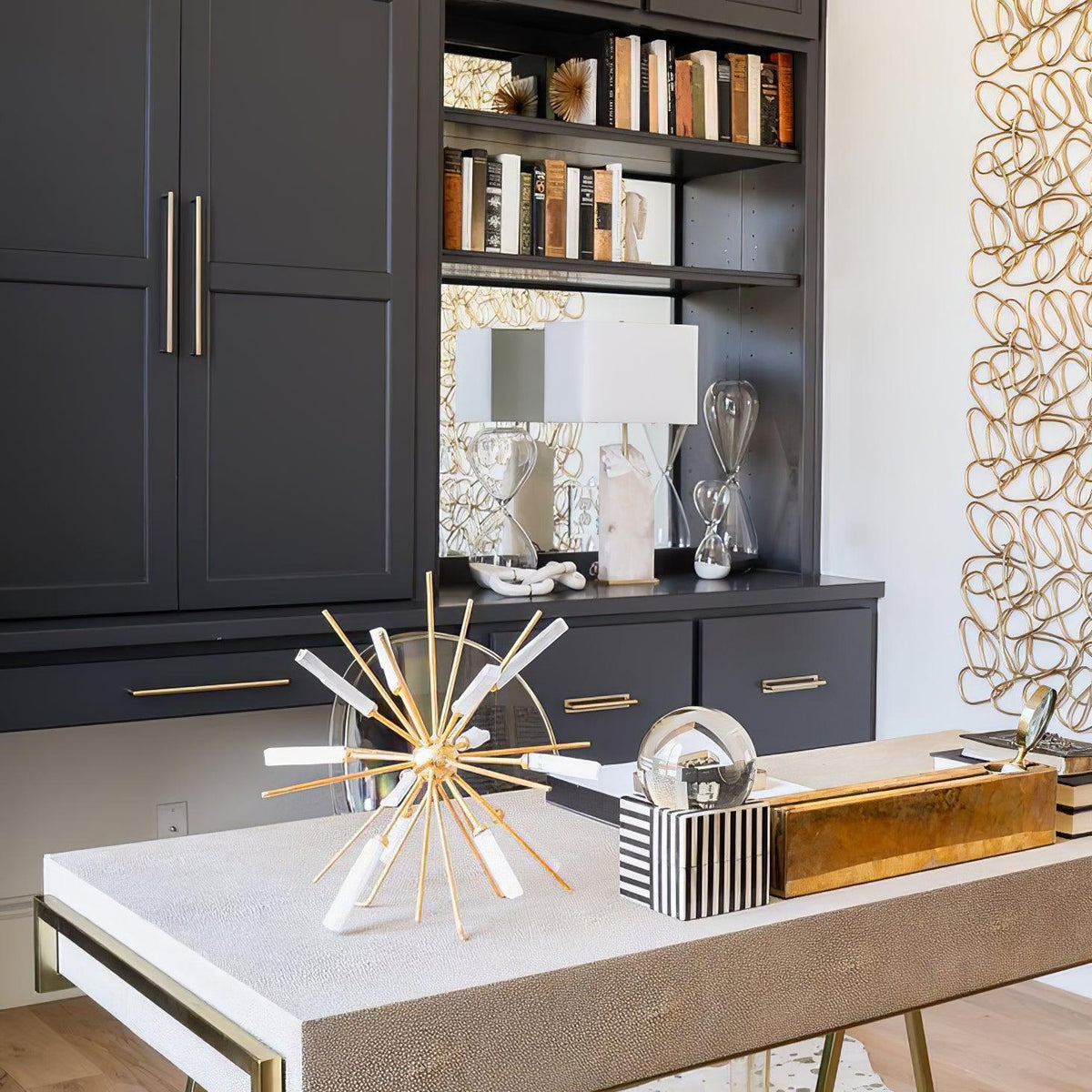 Candeeiro de mesa minimalista em alabastro Gaveth