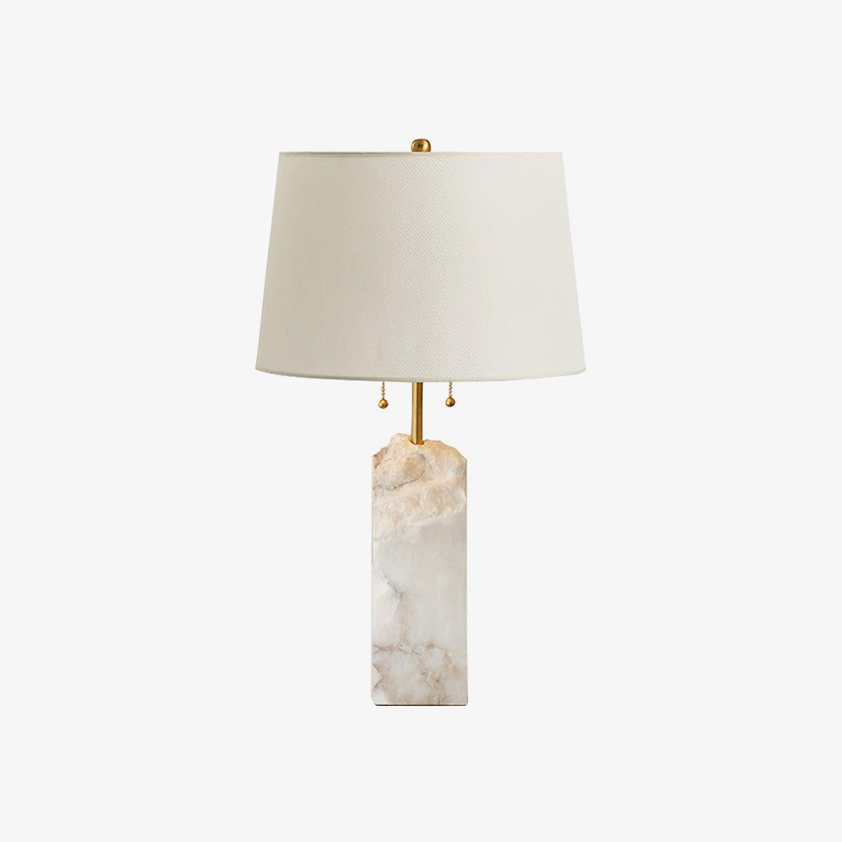 Candeeiro de mesa minimalista em alabastro Gaveth