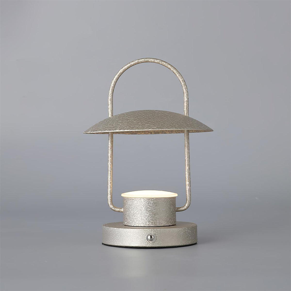Solaran grå modern bordslampa