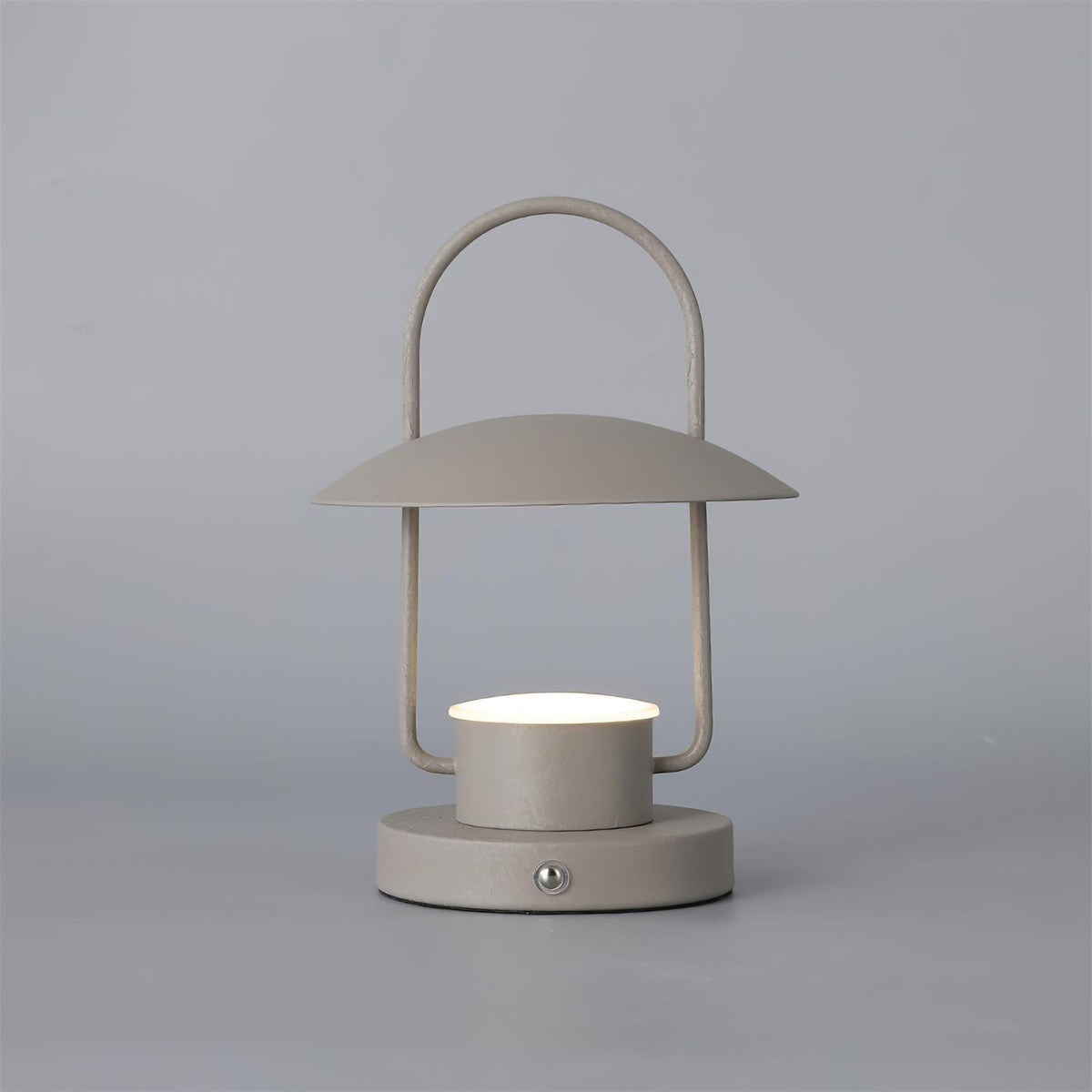 Solaran grå modern bordslampa