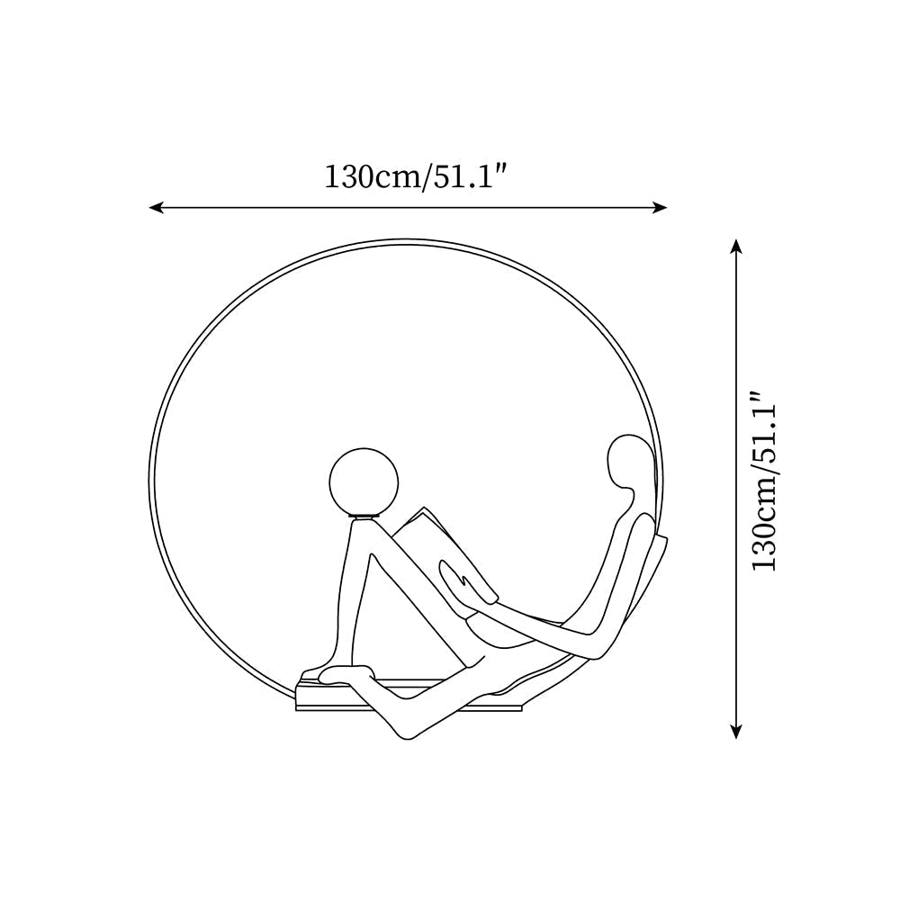 Flexia-gulvlampe