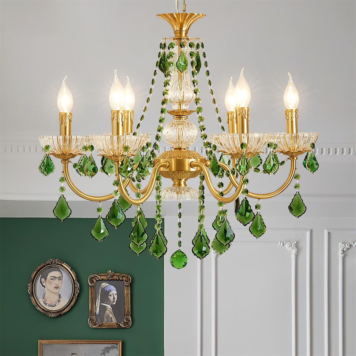 Emeralda ljuskrona
