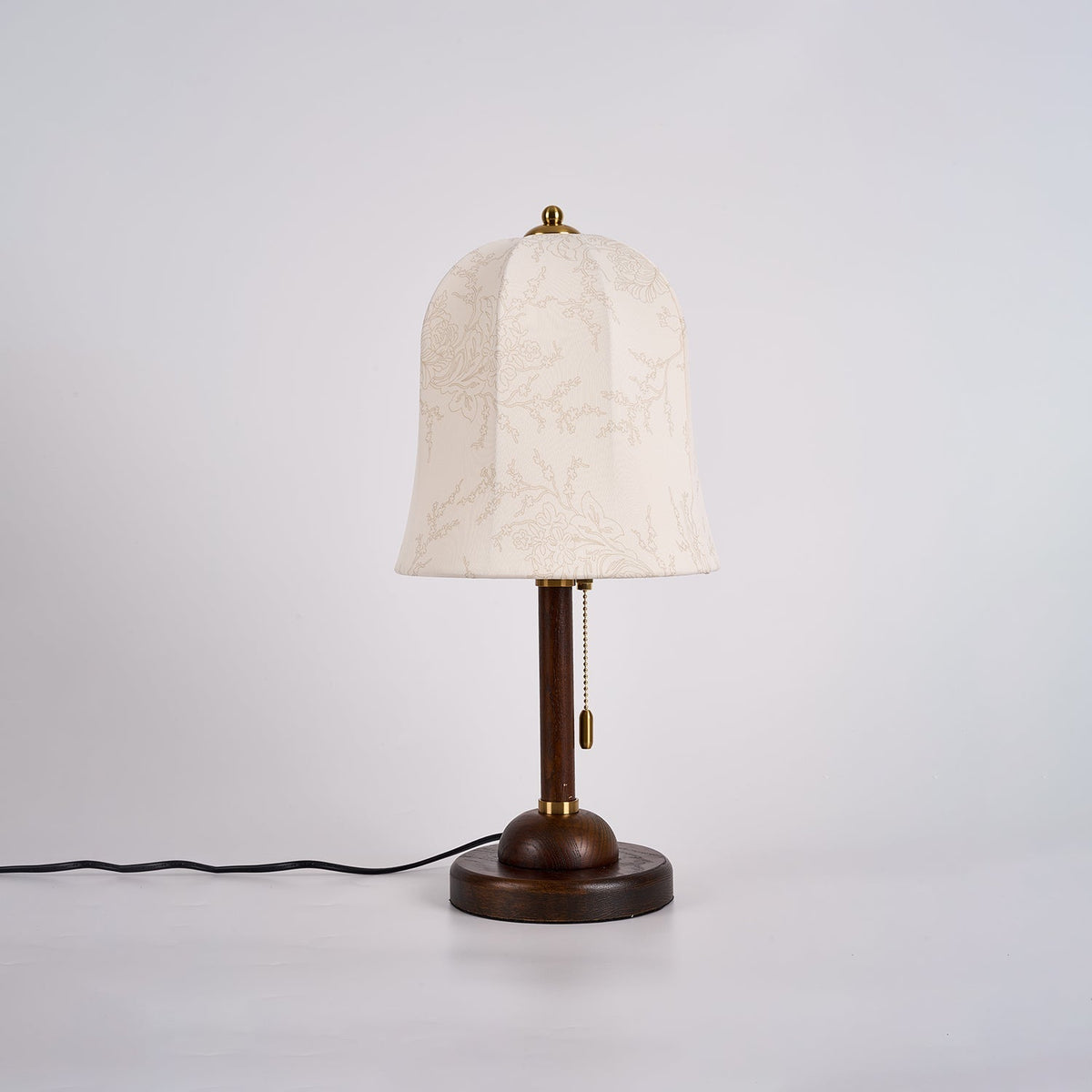 Holden vintage bordlampe i træ