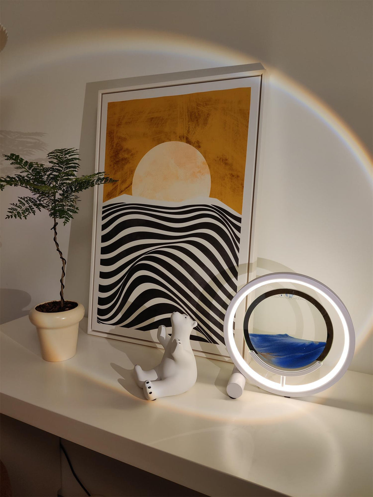 Ciririra abstrakt bordlampe