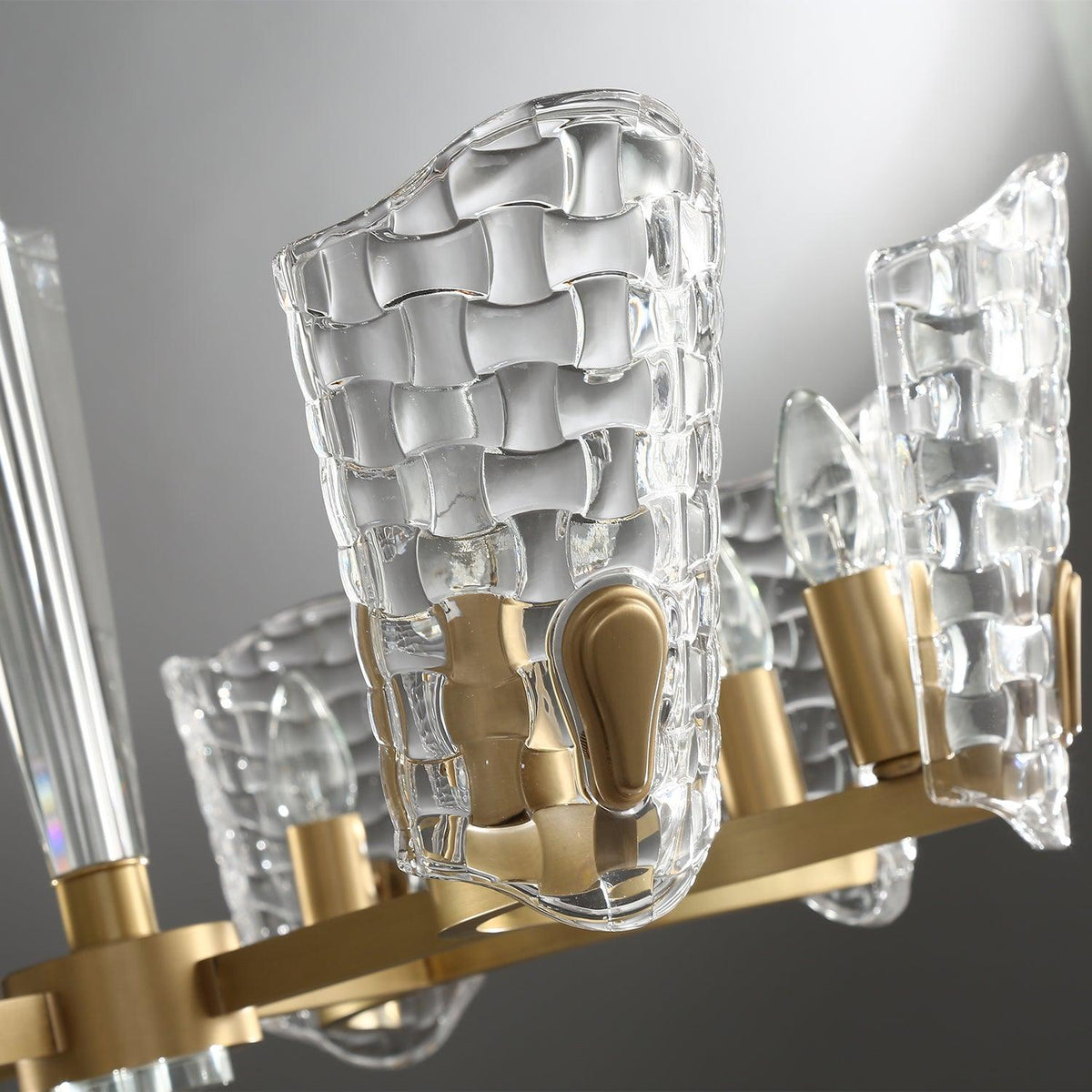 Candeeiro de teto em latão de luxo Radiant