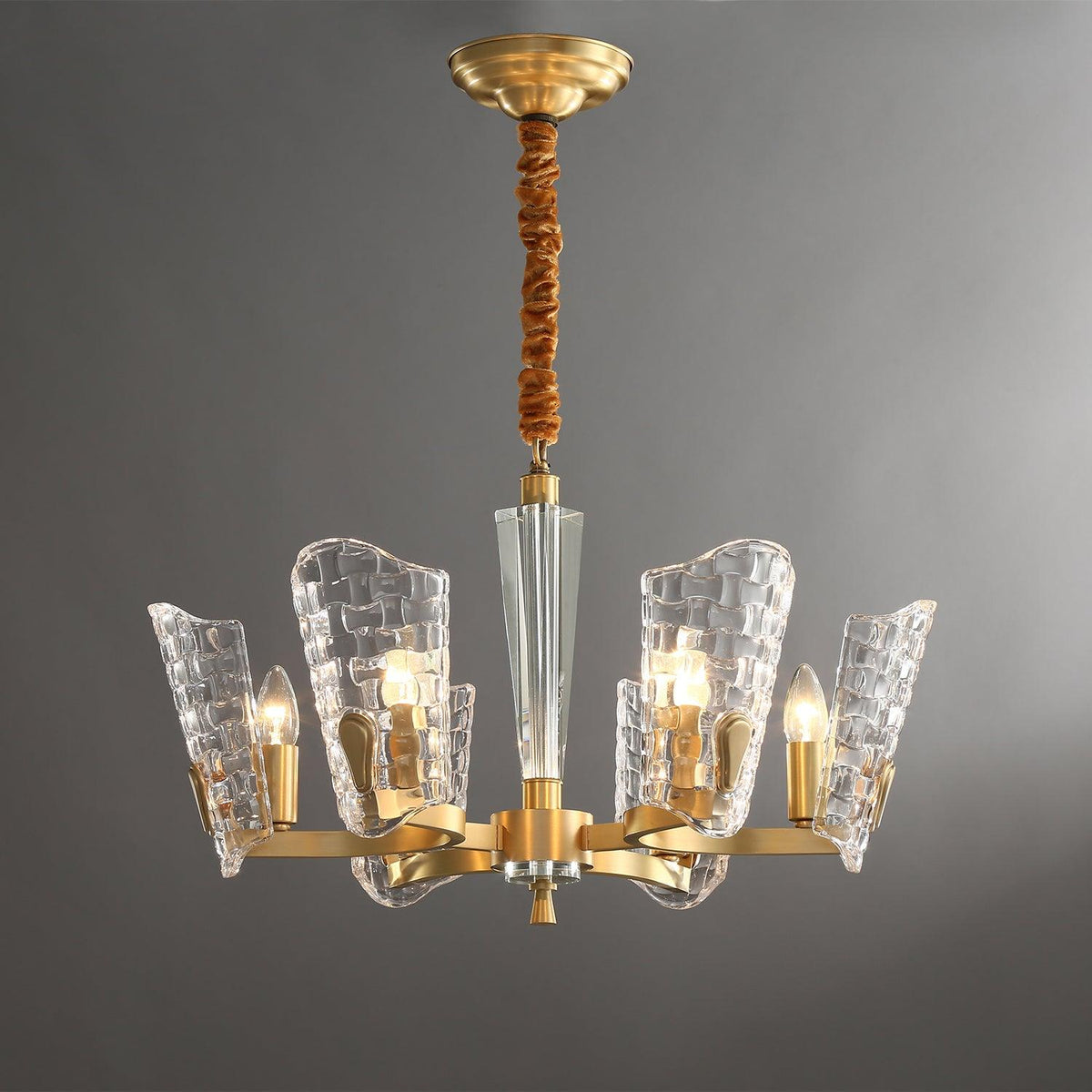 Candeeiro de teto em latão de luxo Radiant