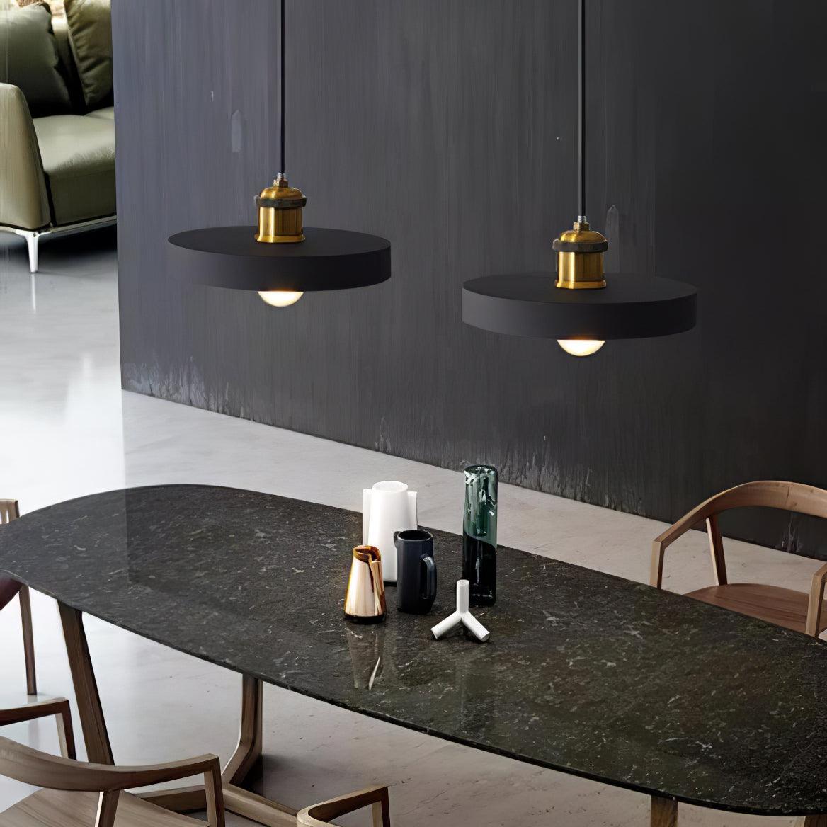 Trio industriel pendellampe i harpiks