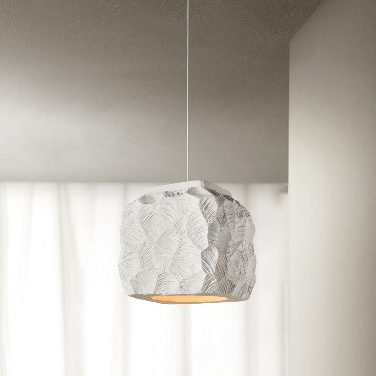 Olsilel kreativ geometrisk pendel i resin