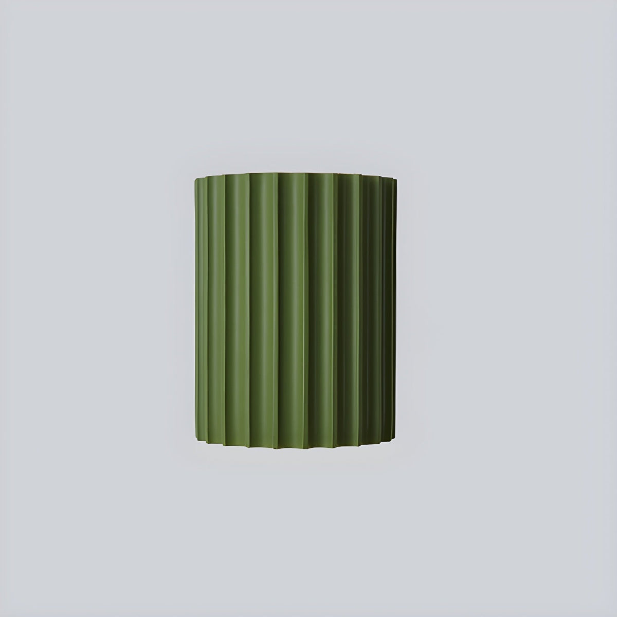 Ivvinen nordisk kunstnerisk ribbet væglampe i resin