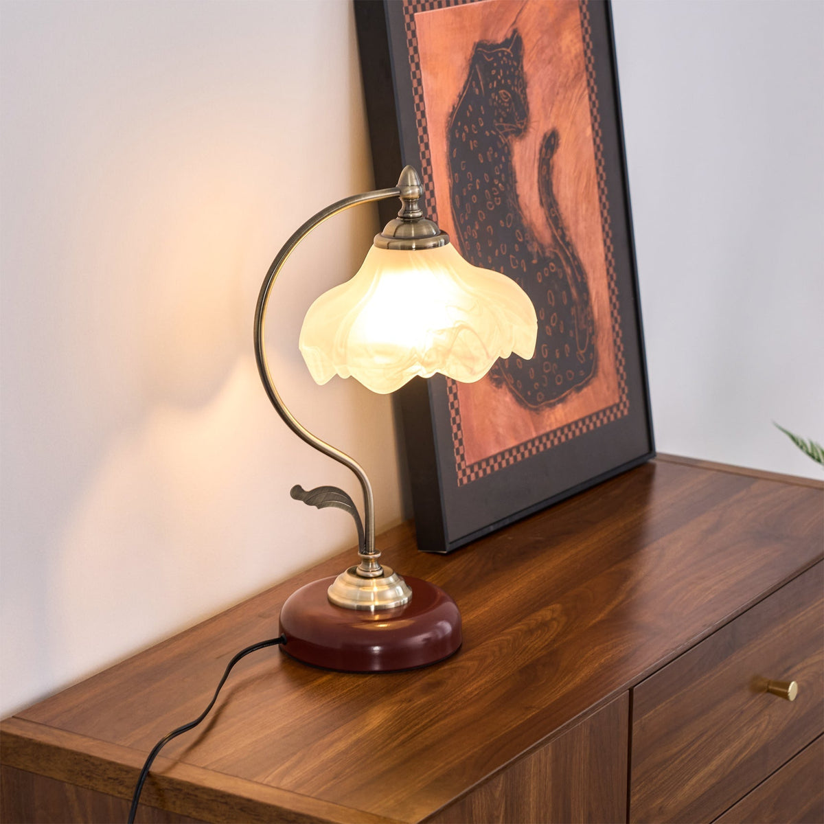 Sleay vintagebordslampa i keramik