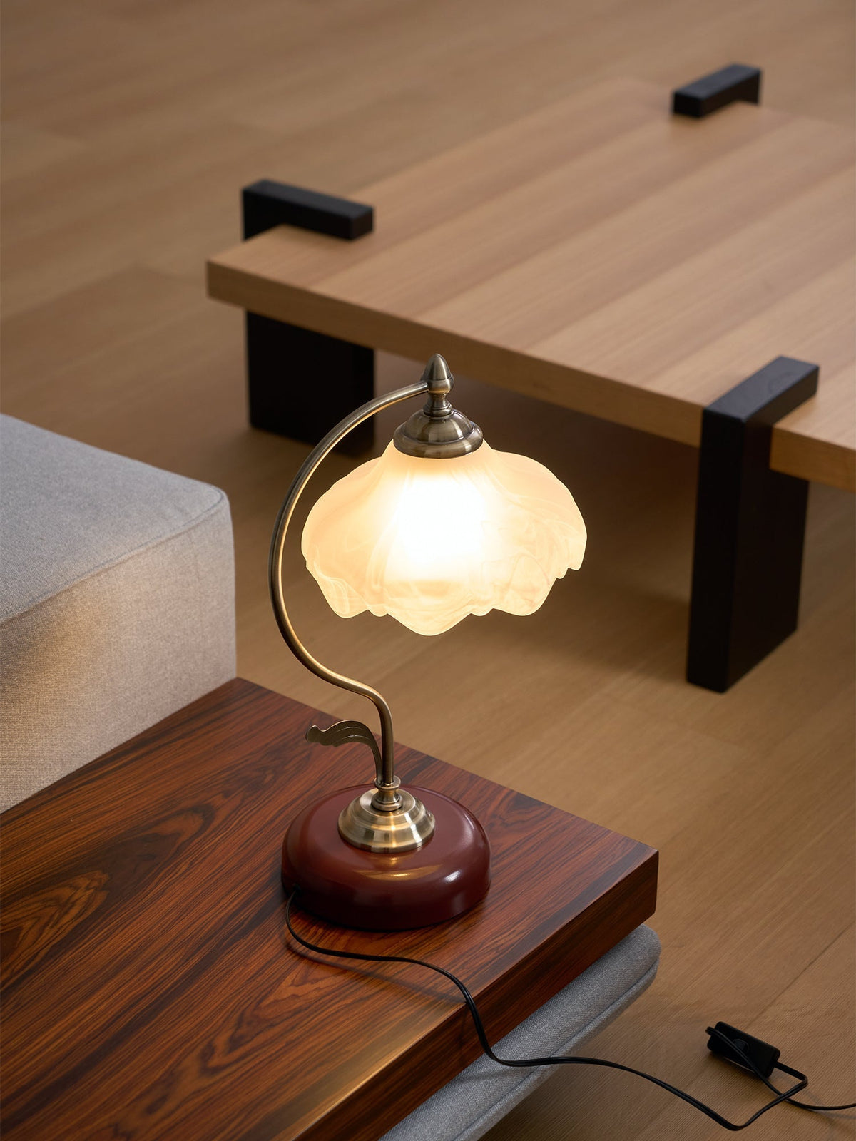 Sleay vintagebordslampa i keramik