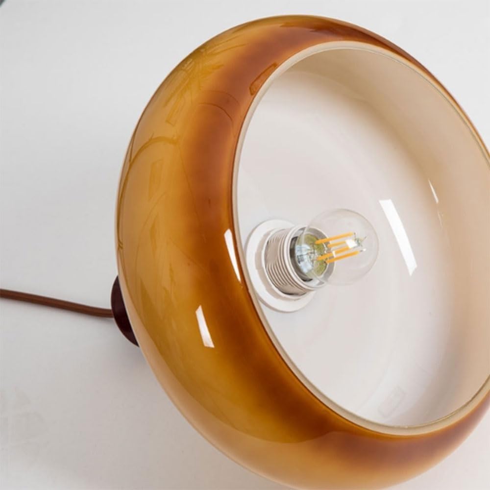 Arisha vintage LED-pendellampe i glas til stue