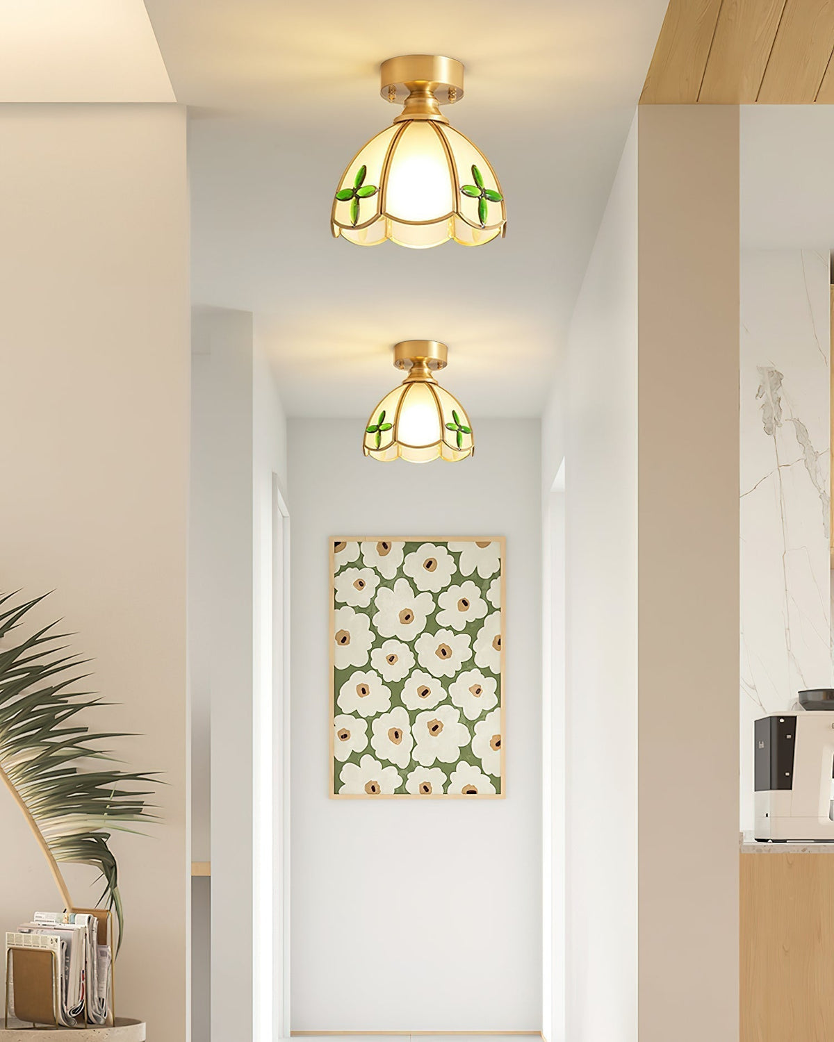 Nexo Tiffany Style Stained Glass Ceiling Light