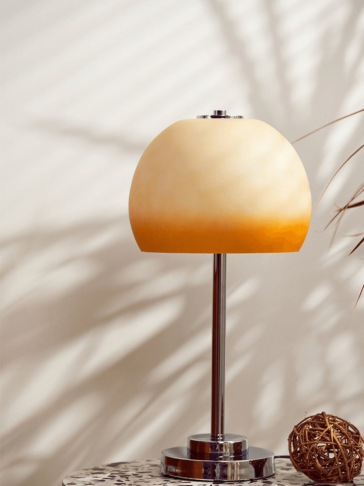 Orba retro bordslampa i form av en svamp