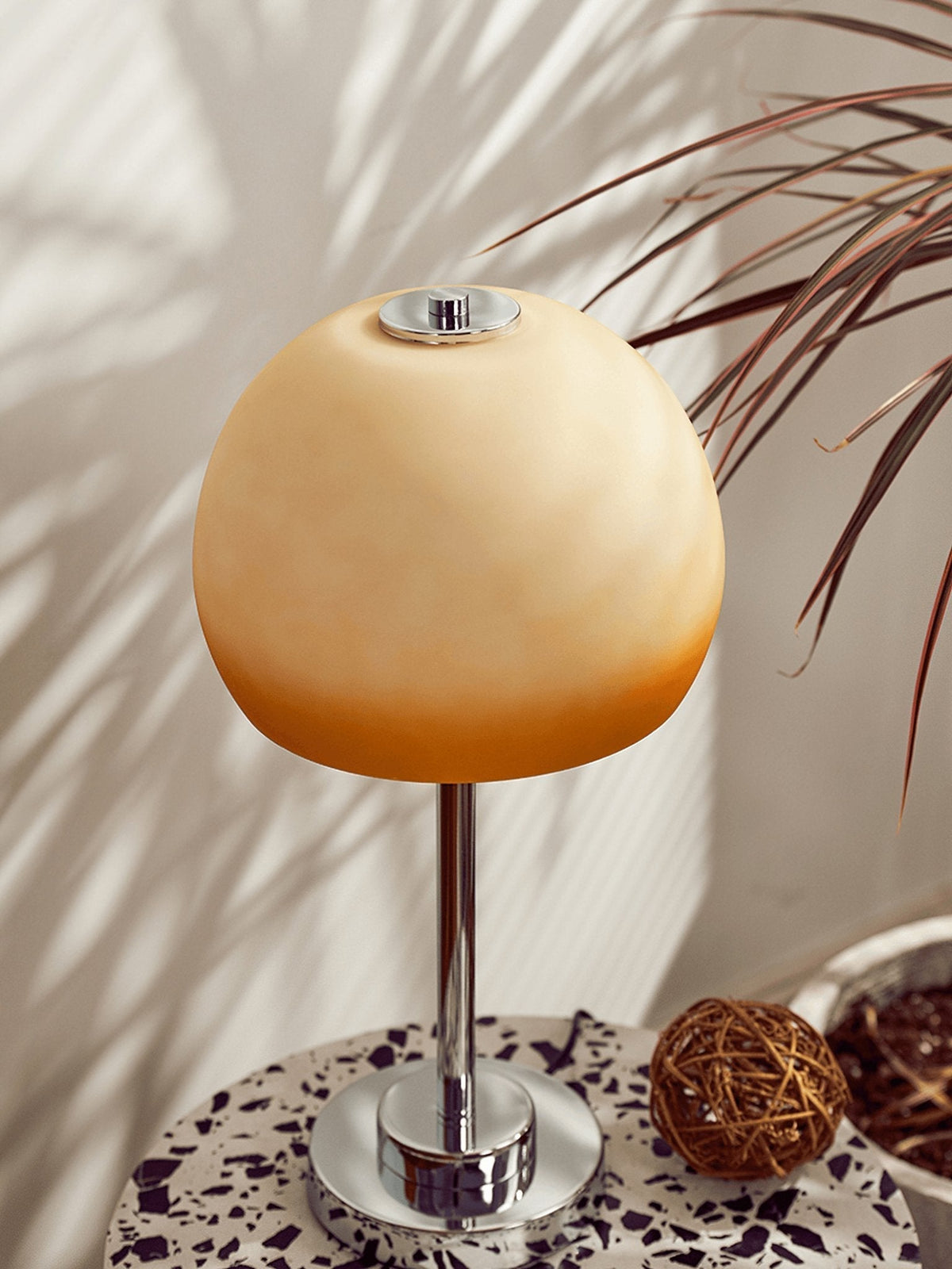 Orba retro bordslampa i form av en svamp
