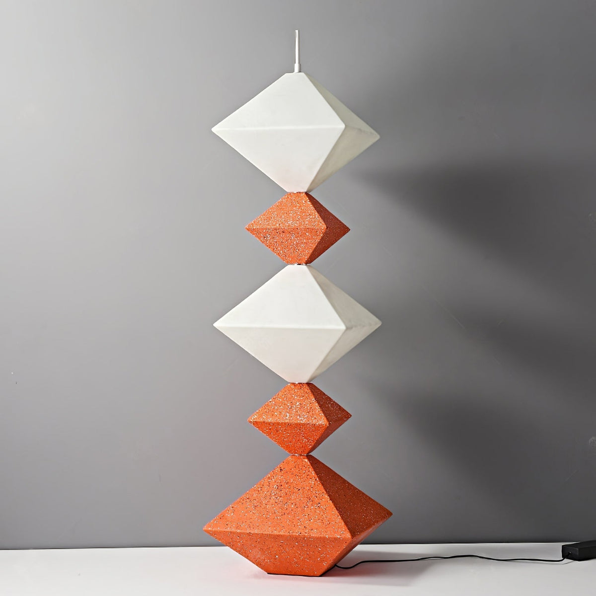 GeoGlow rombisk kubgolvlampa