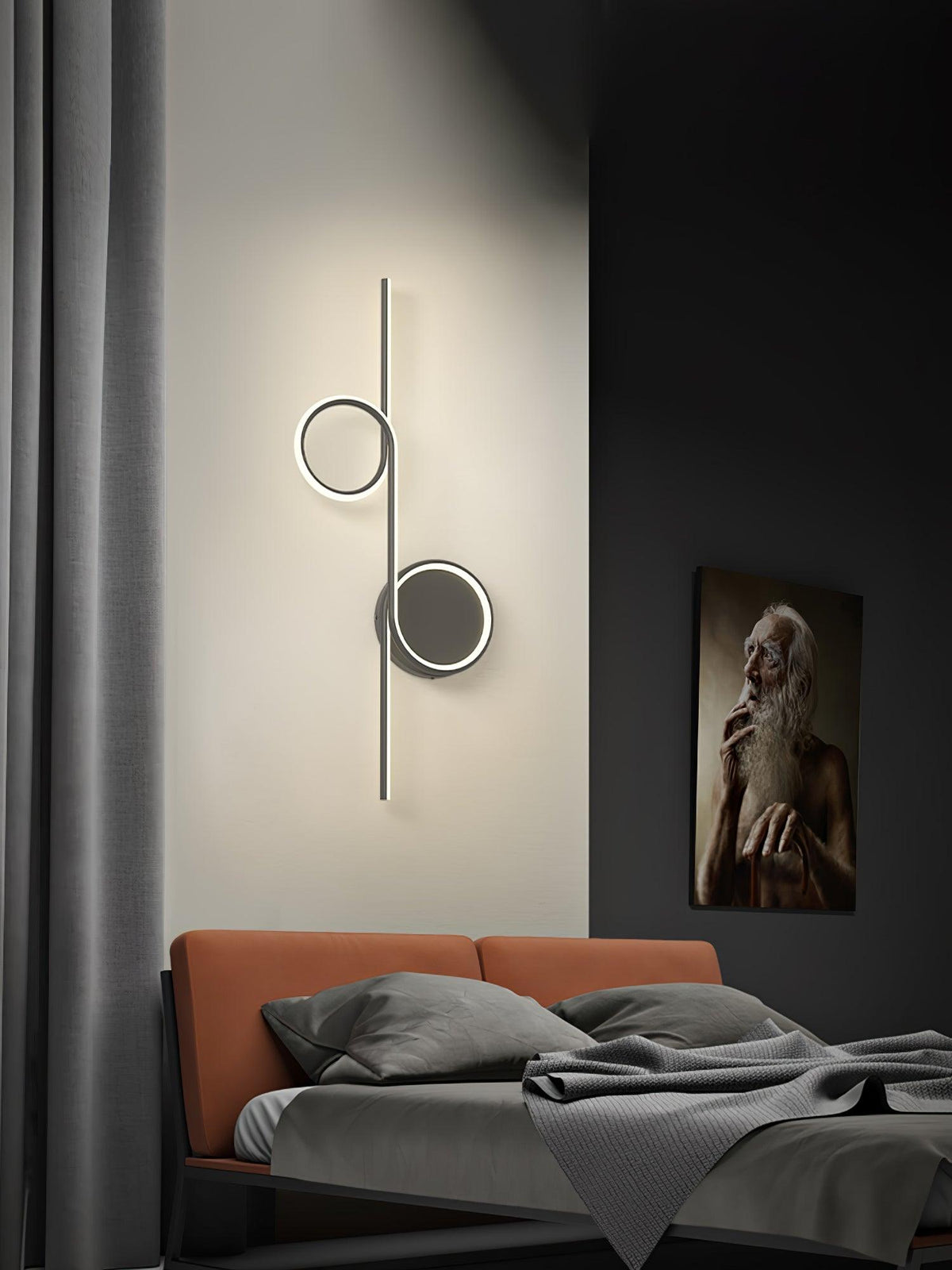 Sominex geometrisk vägglampa