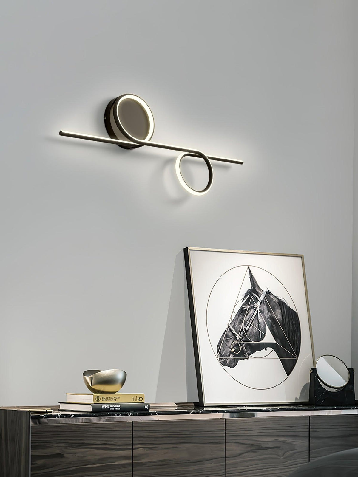 Sominex geometrisk vägglampa