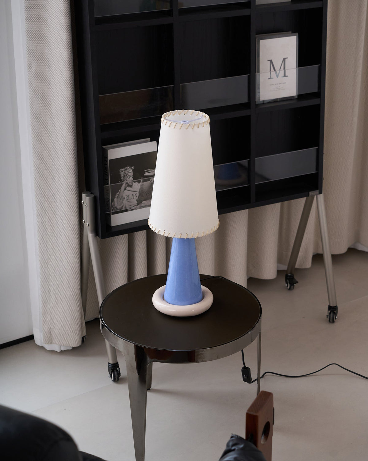 Rhett moderne keramisk bordlampe