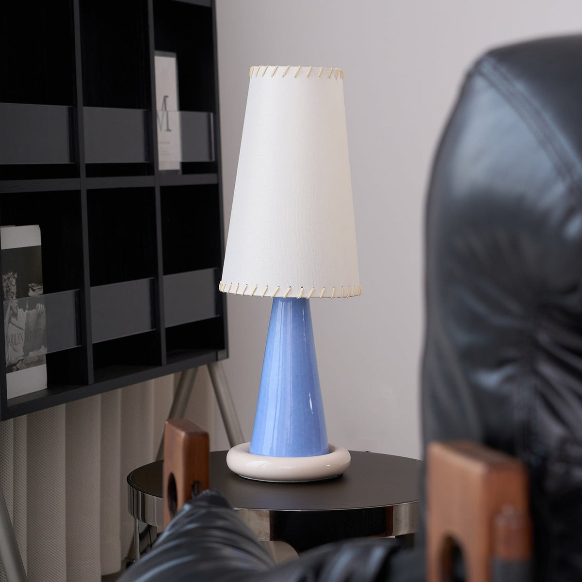 Rhett moderne keramisk bordlampe