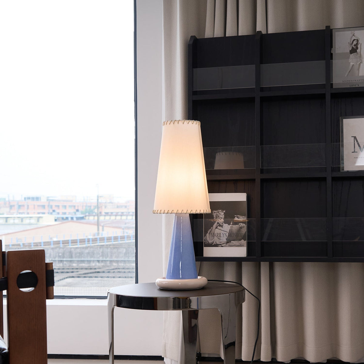 Rhett moderne keramisk bordlampe