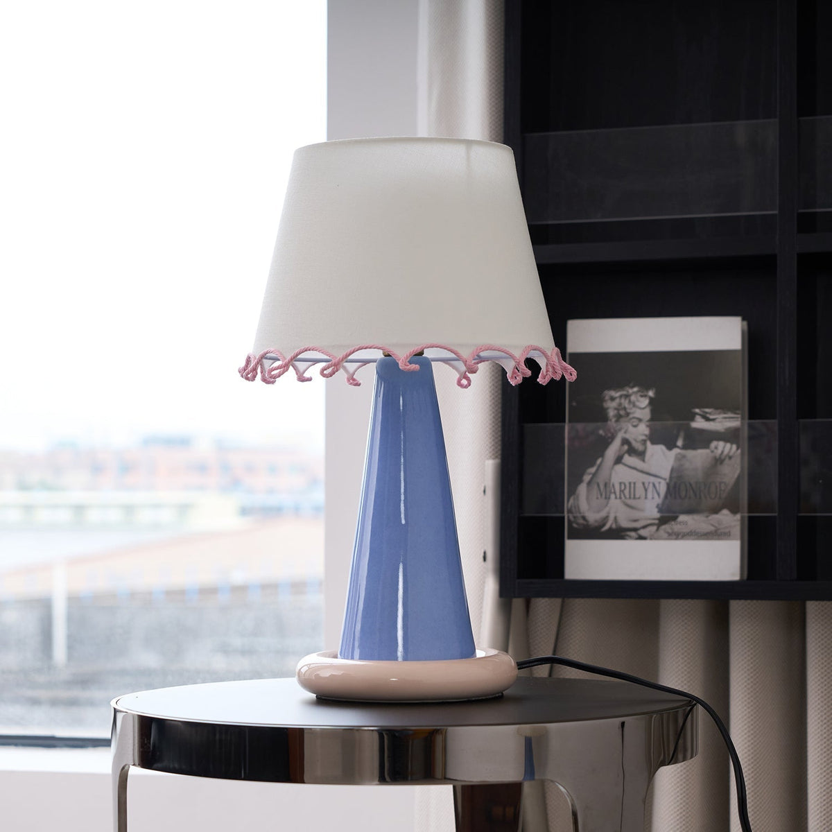 Rhett moderne keramisk bordlampe